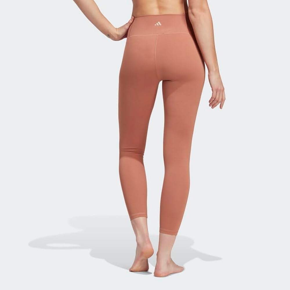 adidas Womens Yoga Studio Luxe 7/8 Tights Clay Strata X